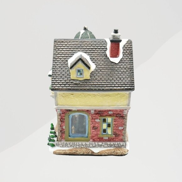 NORMAN ROCKWELL " POST OFFICE " SORTING MAIL * CHRISTMAS VILLAGE HOUSE * RARE * - Picture 7 of 14